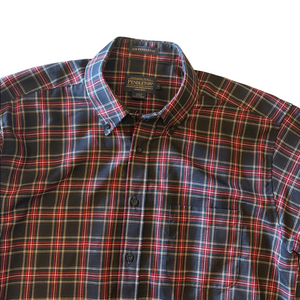 Pendleton Sir Pendleton Wool Tartan Plaid Button Down Shirt Mens L